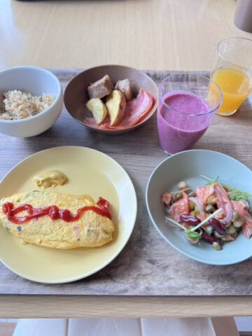 ただクロワッサンはラウンジのほうがいい材料を使ってあるそうです